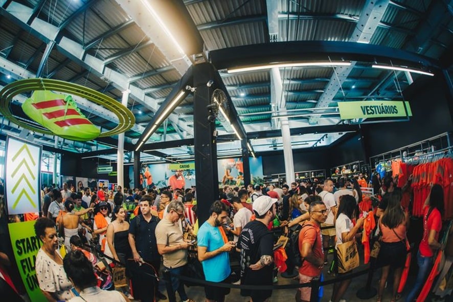 Loja da adidas na Maratona do Rio