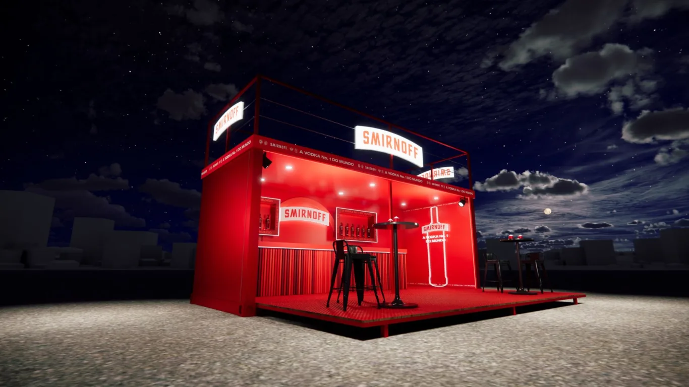 Ativação da Smirnoff no Castro Festival