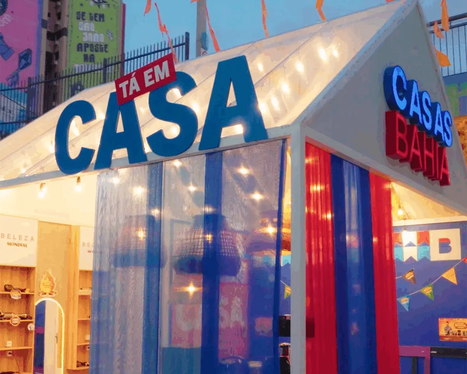 Ativação da Casas Bahia no São João de Campina Grande