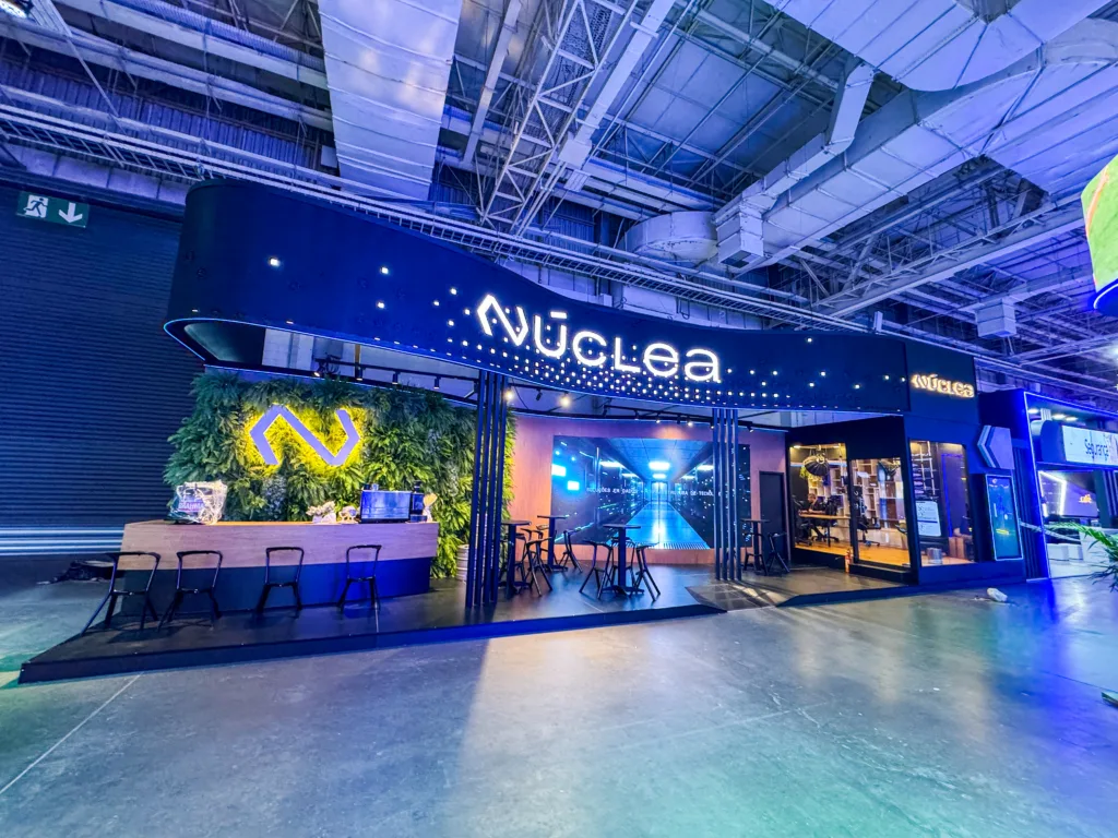 Estande da Nuclea na Febraban Tech