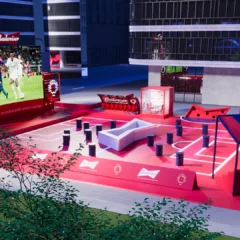Ativação Bud Office, da Budweiser, em São Paulo