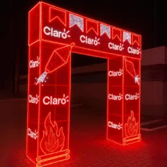 Pórtico da Claro no São João de Patos
