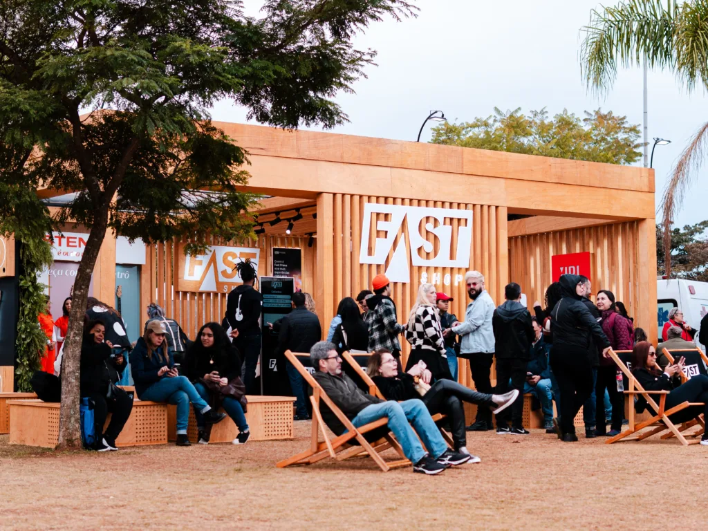 Estande da Fast Shop no Best of Blues and Rock