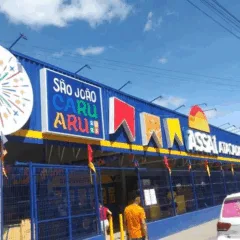 Fachada da Loja Assaí para o São João