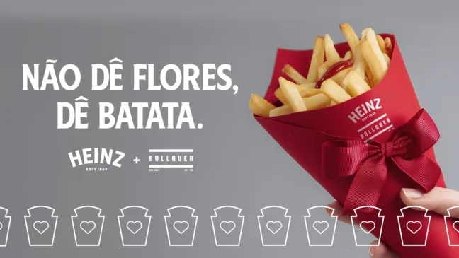 Buquê de batatas-fritas Heinz