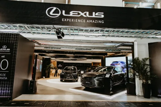 Estande da Lexus no Festival Interlagos
