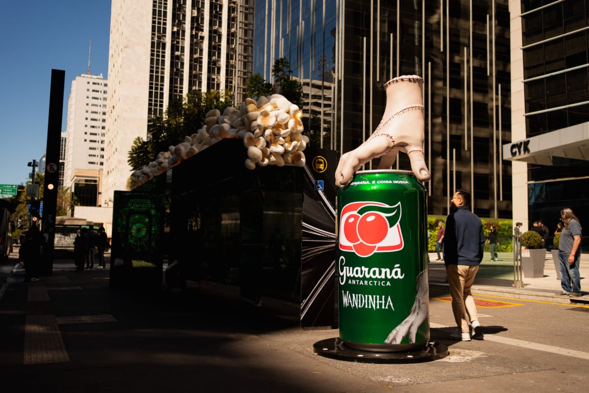 antarctica wandinha pipoca e guaraná segunda temporada wandinha avenida paulista