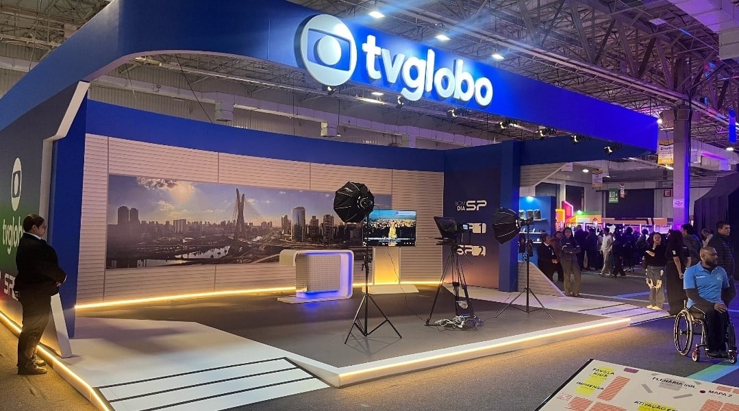 Ativação da TV Globo no Expo Favela SP 2025