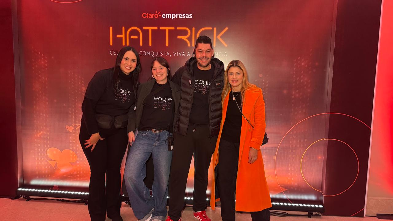 Equipe da Eagle Agência no evento Hattrick