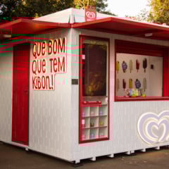 Quiosque da Kibon sustentável da Kibon no Parque Ibirapuera