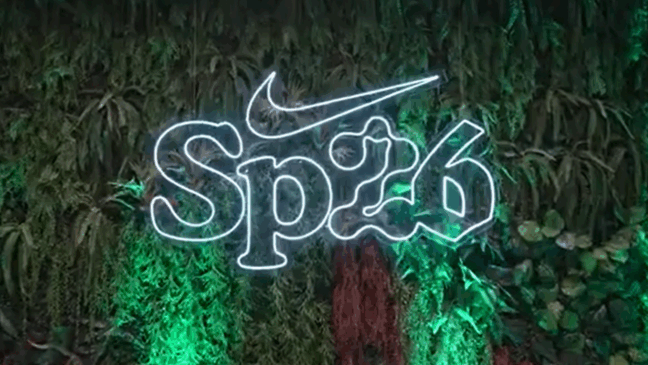 Letreiro de NIKE SP26