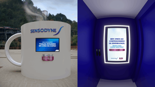 Ativação de Sensodyne em Campos do Jordão