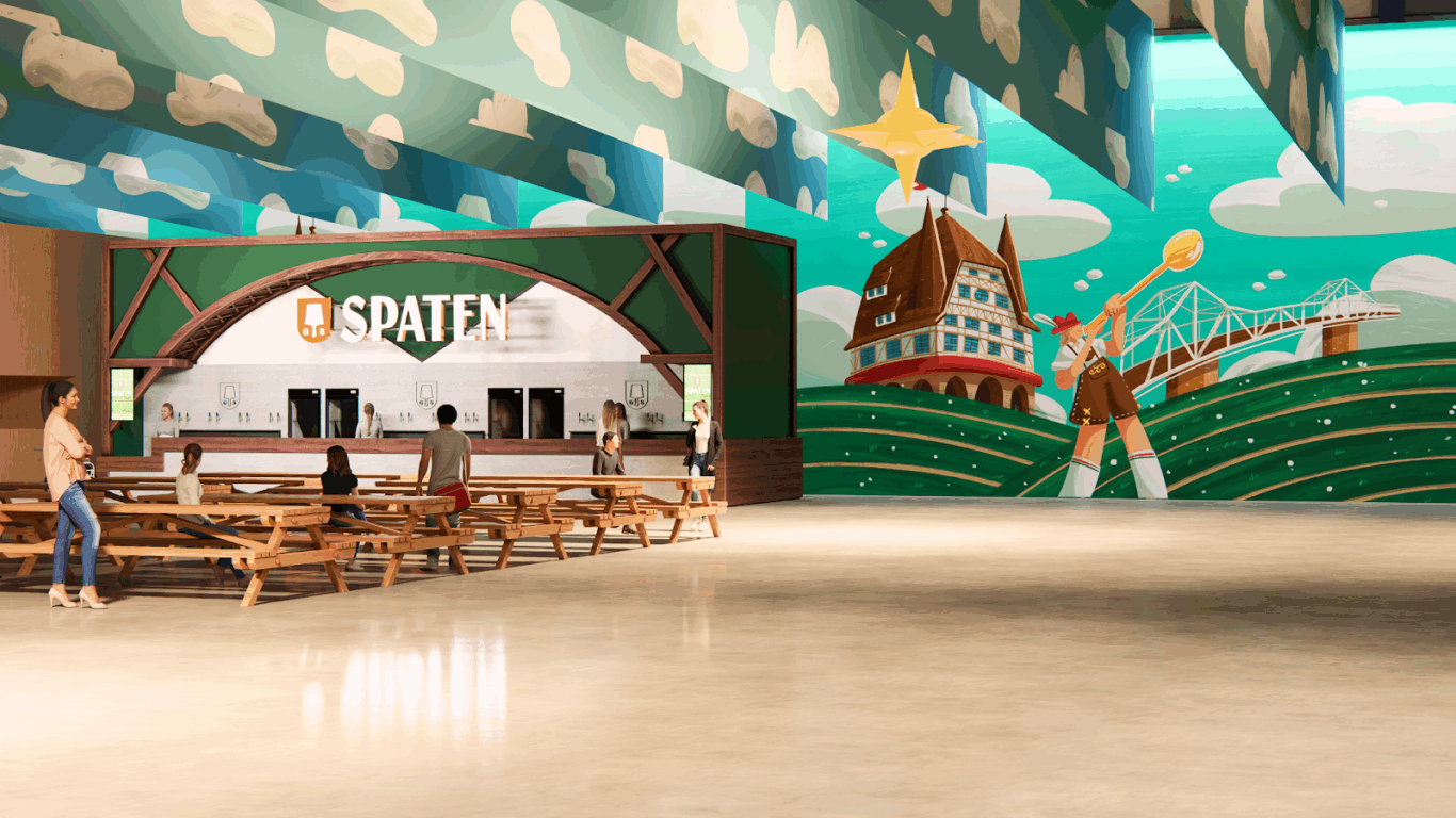 Setor 1 da Oktoberfest Blumenau 2025