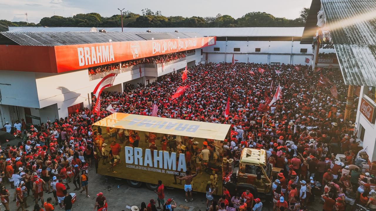 brahma caprichoso caminhão de cerveja festival parintins