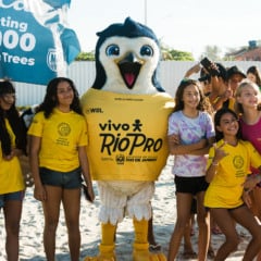 Ação do Projeto Mar Sem Lixo desenvolvido em parceria com a WSL One Ocean