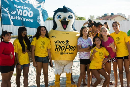 Ação do Projeto Mar Sem Lixo desenvolvido em parceria com a WSL One Ocean