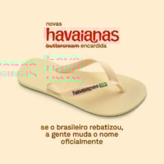 havaianas branco encardido