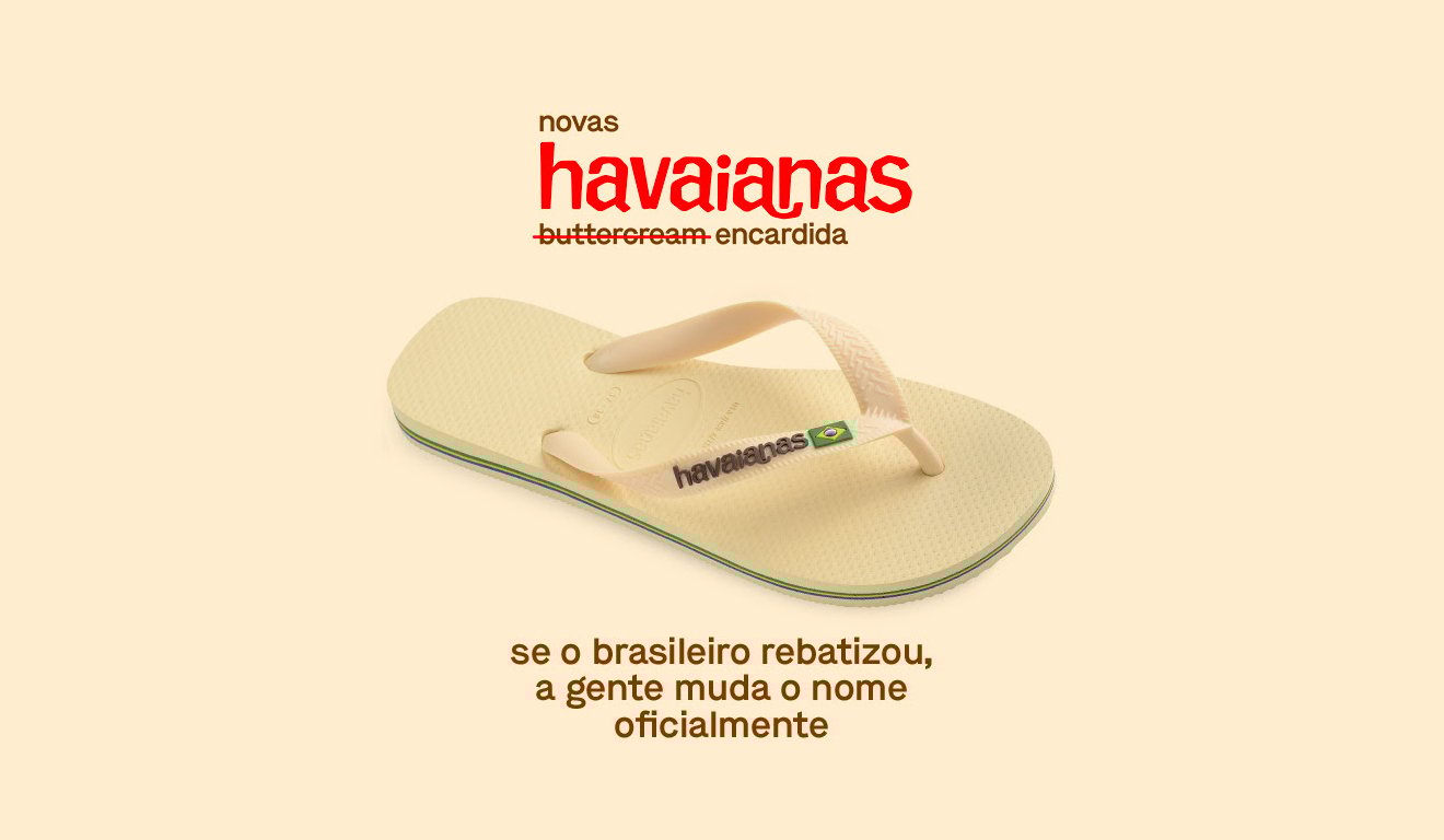 havaianas branco encardido