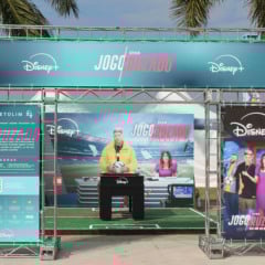 Ativação de Jogo Cruzado, do Disney+, no Parque Villa-Lobos