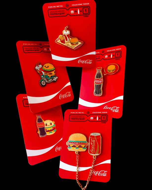 Patties coca-cola femsa pins
