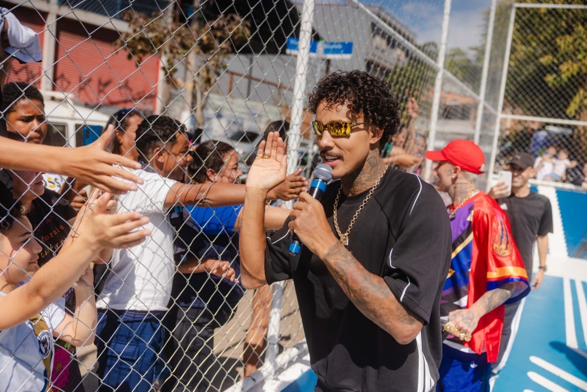 Evento de revitalização da Praça Marielle Franco, pela adidas