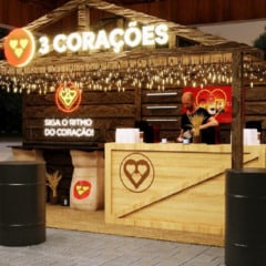 3 corações churrascada