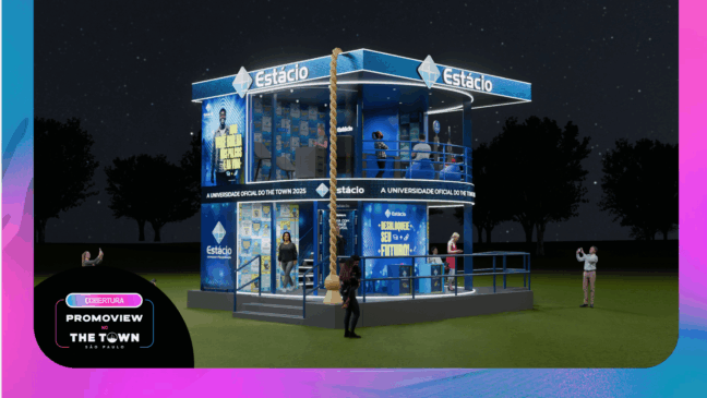 Ativação da Estácio no The Town 2025