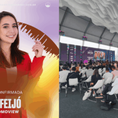 Cindy Feijó, à esquerda, e The Town Learning Journey, à direita