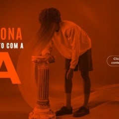 Imagem traz o texto "Persona e o impacto com a IA"