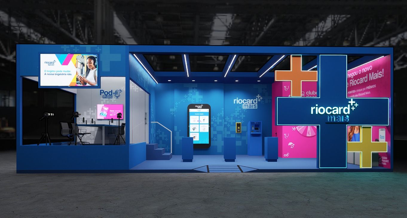 Estande da Riocard Mais no Rio Innovation Week