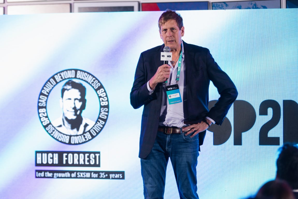 Hugh Forrest na Sessão Inaugural do SP2B