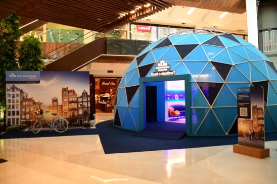 KLM leva ativação "Qual o destino?" para o Shopping Villa Lobos