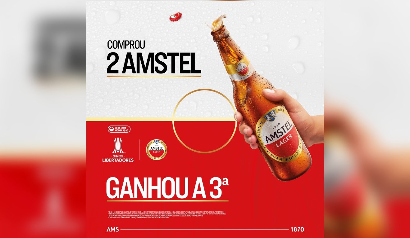 amstel promoção, amstel libertadores, Todas as Emoções em Jogo