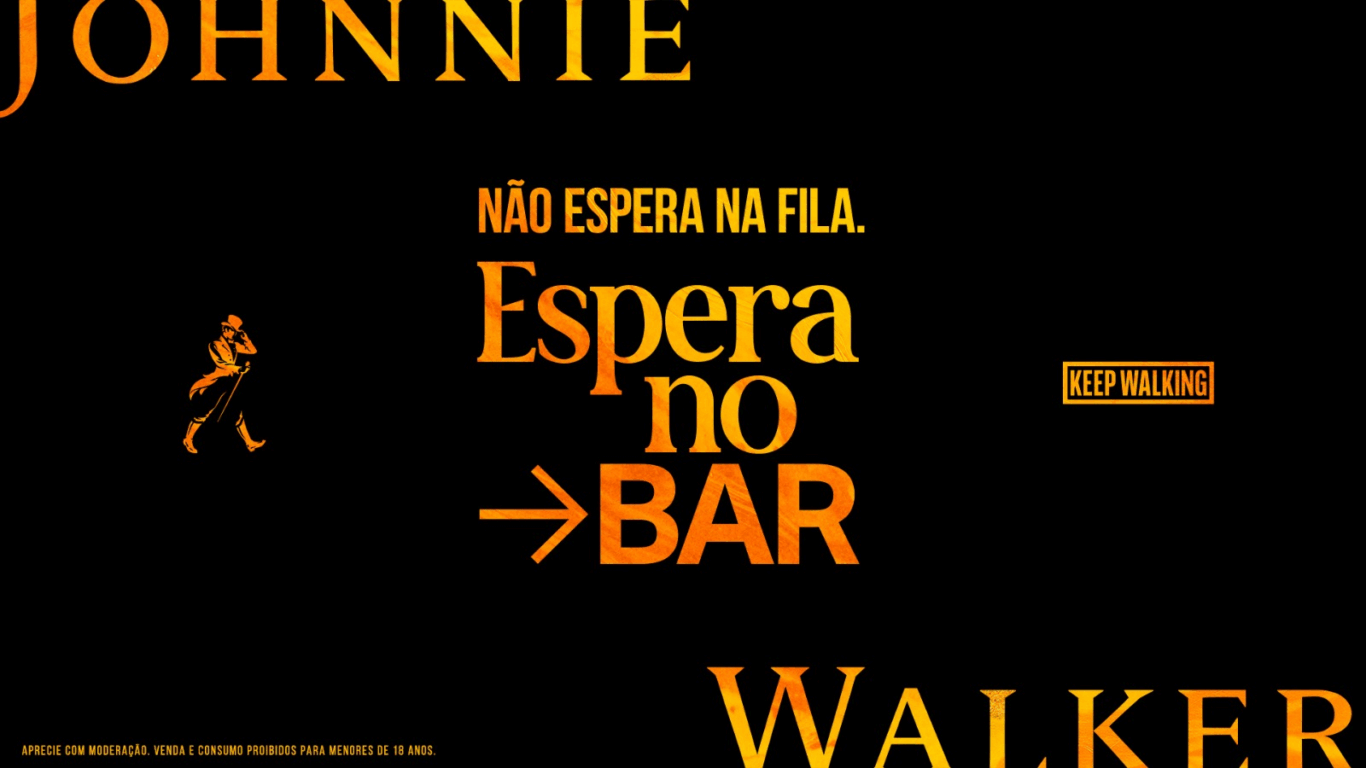 johnnie walker espera no bar
