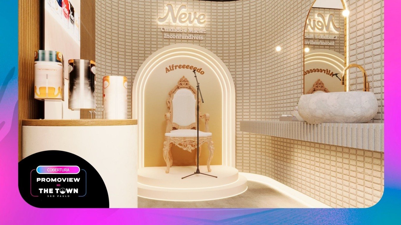 Neve estreia no The Town 2025 com ativações no banheiro VIP e gramado