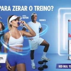 Banner da campanha "Red Bull Zerando o Treino"