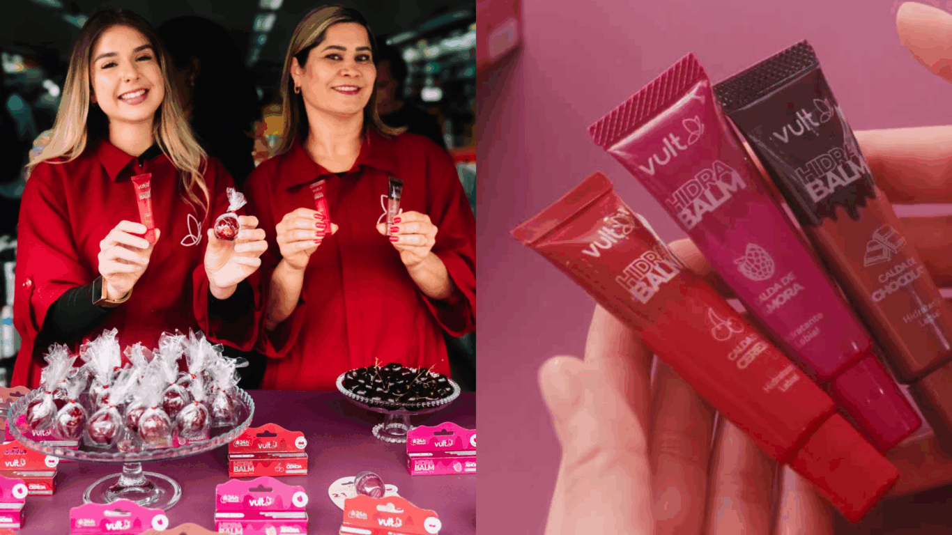 Vult distribui cereja do amor para divulgar balm