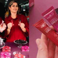 Vult distribui cereja do amor para divulgar balm