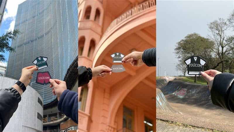 Youcom espalha vouchers de R$200 pelas ruas de São Paulo e Porto Alegre