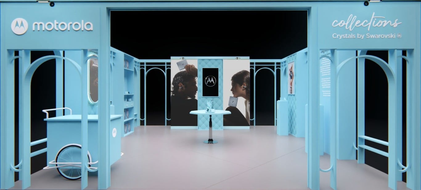 Motorola pop up The Brilliant Collection Scrystals by Swarovski